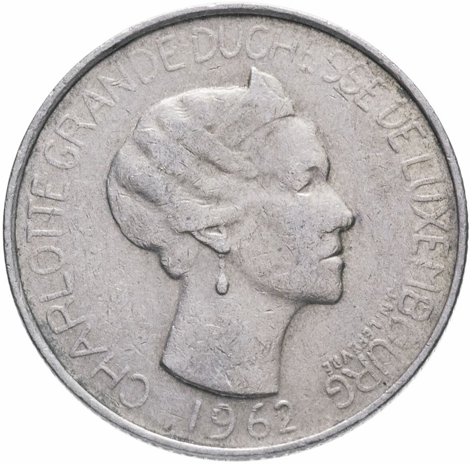 купить Люксембург 5 франков 1962