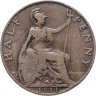 Купить Великобритания 1/2 пенни (penny) 1911