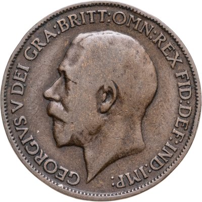 купить Великобритания 1/2 пенни (penny) 1911