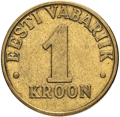 купить Эстония 1 крона (kroon) 2000