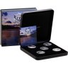 Купить Тувалу 1 доллар 2010 набор из 5-ти монет Proof "Знаменитые реки" в футляре с сертификатом