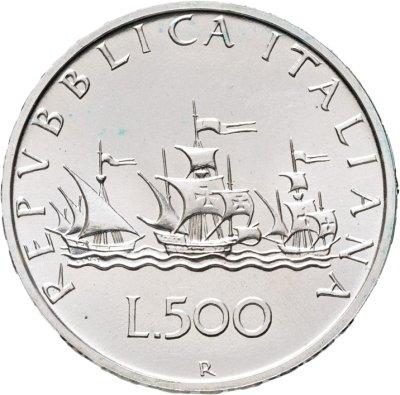 купить Италия 500 лир (lire) 1996
