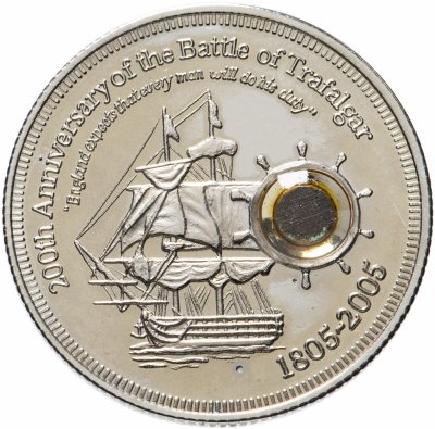 купить Острова Кука 1 доллар (dollar) 2005 "200 лет Трафальгарскому сражению"