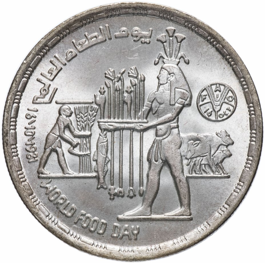 купить Египет 1 фунт (pound) 1981  "Всемирный день продовольствия"