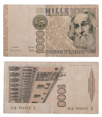 купить Италия 1000 лир 1982