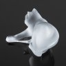 Купить Статуэтка "Играющий котёнок", хрусталь, матирование, Lalique (Лалик), Франция, 2000-2010 гг.