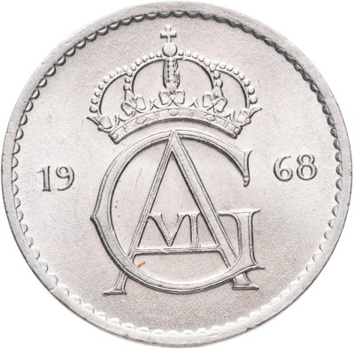 купить Швеция 50 эре (ore) 1968