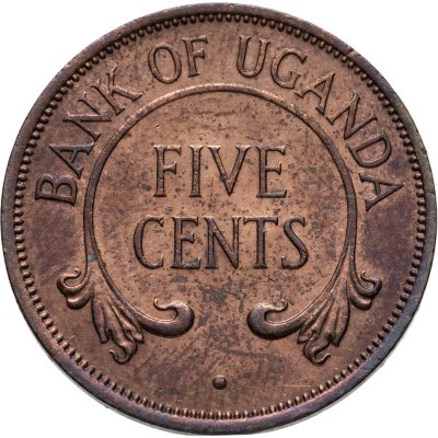 купить Уганда 5 центов (cents) 1974