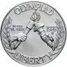 Купить США 1 доллар (dollar) 1988 D "XXIV летние Олимпийские Игры, Сеул 1988"