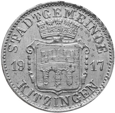 купить Германия, Китцинген 50 пфеннигов 1917