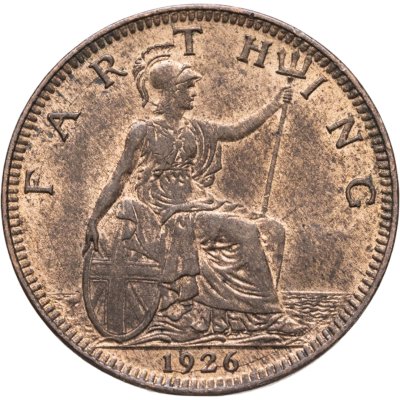 купить Великобритания 1 фартинг (farthing) 1926
