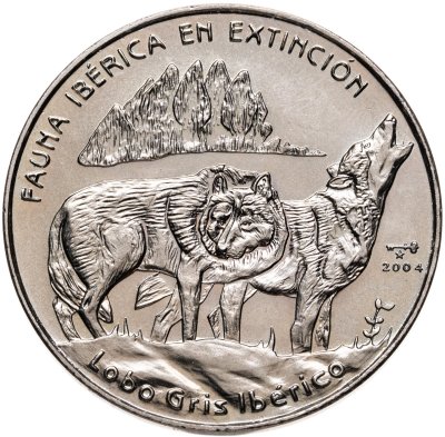 купить Куба 1 песо (peso) 2004 "Иберийская фауна - Волк"
