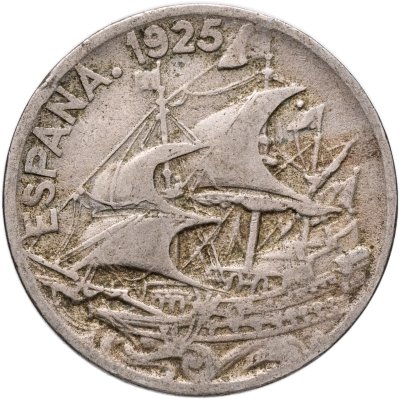 купить Испания 25 сентимо (centimos) 1925