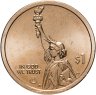 Купить США 1 доллар 2022 D Американские инновации - Билл Монро и музыкальное направлению Блюграсс (Кентукки)