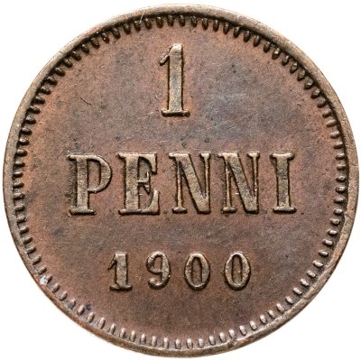 купить 1 пенни (penni) 1900 Российская Финляндия
