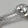Купить Комплект чайных ложек "Юрий Долгорукий" на 6 персон, мельхиор (медь-никель), Артель «Мстерский ювелир» им. В. М. Молотова, СССР, 1957 г.