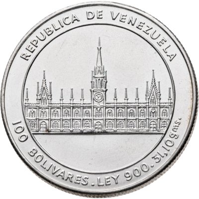 купить Венесуэла 100 боливаров (bolivares) 1986 "200 лет со дня рождения Хосе Мария Варгаса"