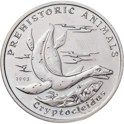 купить Камбоджа 4 риеля (riel) 1993 "Доисторические животные - Криптоклид"