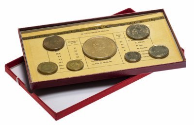 купить Монако годовой набор из 7 монет 1975 в буклете