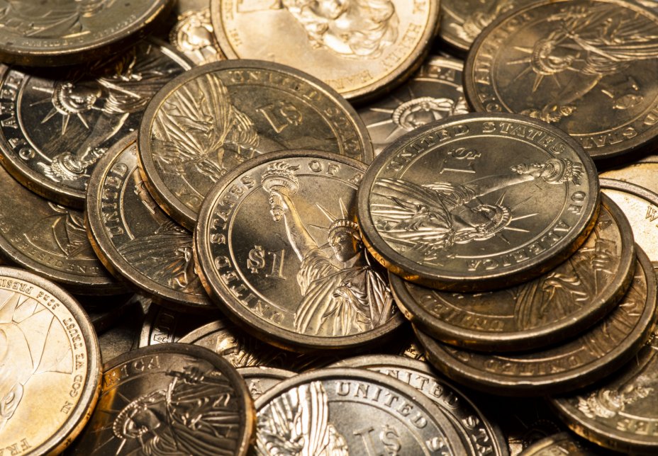 купить США 1 доллар 2007-2016 случайная монета из серии "Президенты США"