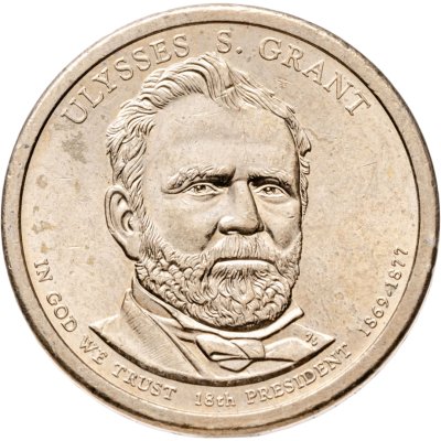 купить США 1 доллар (dollar) 2011 D Президент США - Улисс Грант (1869-1877) знак монетного двора: "D" - Денвер