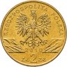 Купить Польша 2 злотых 2010 "Животный мир Польши: Летучая мышь"