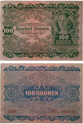 купить Австрия 100 крон 1922