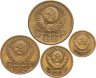 Купить Набор монет СССР 1953  года (4 монеты)