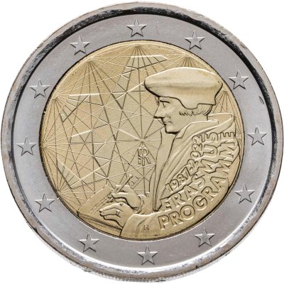 купить Италия 2 евро (euro) 2022 35 лет программы Erasmus