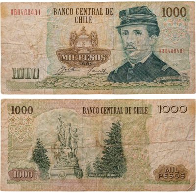 купить Чили 1000 песо 1994