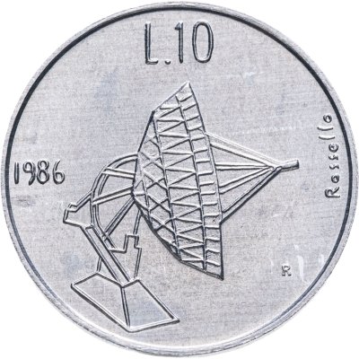 купить Сан-Марино 10 лир (lire) 1986 "Эволюция технологий"