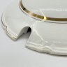 Купить Супница с фигурными ручками, фаянс, золочение, Конаковский фаянсовый завод им. М.И. Калинина (ЗиК Конаково), СССР, 1962-1974 гг.