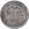 Купить Стрейтс Сетлментс 10 центов (cents) 1895