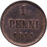 Купить 1 пенни (penni) 1914 Российская Финляндия