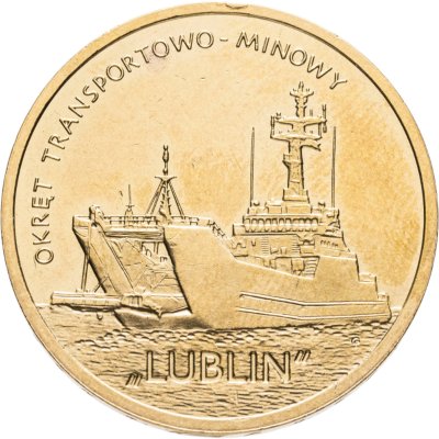 купить Польша 2 злотых 2013 "Военно-транспортный корабль «Люблин»