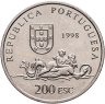 Купить Португалия 200 эскудо (escudos) 1998 "Путешествие Васко да Гамы в Индию 1498 года - Мозамбик"