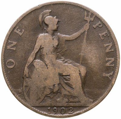 купить Великобритания 1 пенни 1902 Эдуард VII