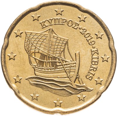 купить Кипр 20 центов (cents) 2008-2020