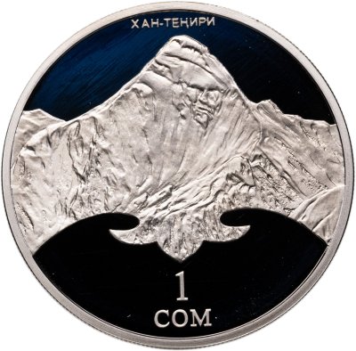 купить Киргизия (Кыргызстан) 1 сом 2011 "Пик Хан-Тенгри"