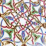 Купить Тарелка настенная с орнаментом в ориентальном (восточном) стиле с подвесом, фарфор, роспись, позолота, Финляндия, 1920-1950 гг.