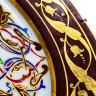 Купить Тарелка настенная с орнаментом в ориентальном (восточном) стиле с подвесом, фарфор, роспись, позолота, Финляндия, 1920-1950 гг.