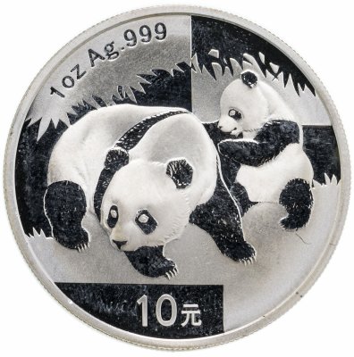 купить Китай 10 юаней (yuan) 2008 Panda (Панда)