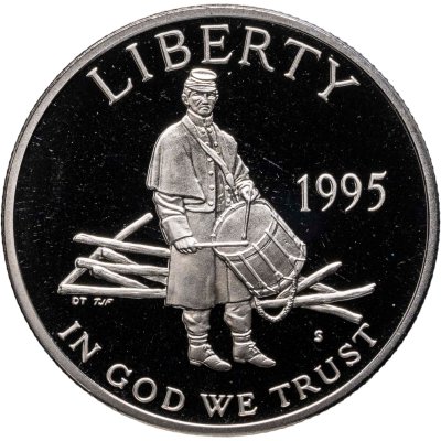 купить США 50 центов (1/2 доллара, half dollar) 1995 S "Civil War (Гражданская война)"