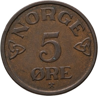 купить Норвегия 5 эре (ore) 1957