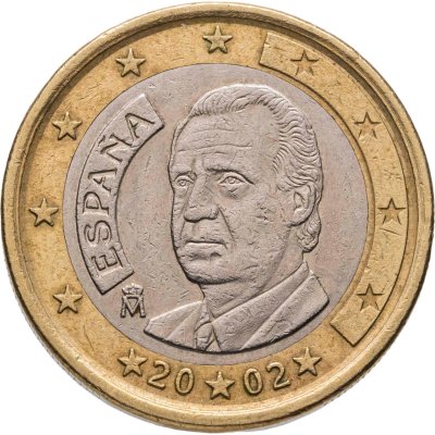 купить Испания 1 евро (euro) 2002