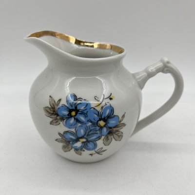 купить Молочник, фарфор, деколь, золочение, Дулевский фарфоровый завод (Дулёво), СССР, 1968-1991 гг.