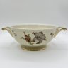 Купить Супница/террина без крышки с цветочным декором, Kjøbenhavns Porcellains Maleri (KPM), фарфор, деколь, золочение, Дания, 1924-1960 гг.
