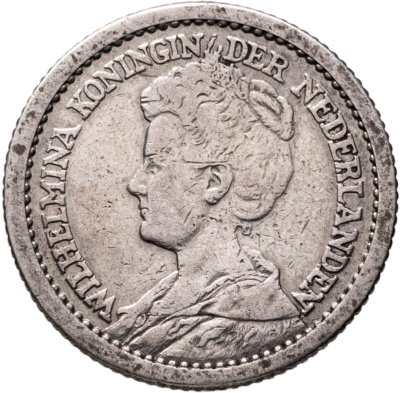 купить Нидерланды 1\2 гульдена (gulden) 1910 Королева Вильгельмина