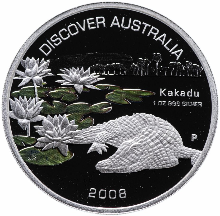 купить Австралия 1 доллар 2008 "Узнайте Австралию - Национальный парк Какаду" с сертификатом