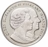 Купить Фолклендские острова 1 крона (crown) 2017 Королева Елизавета II и Принц Филипп
